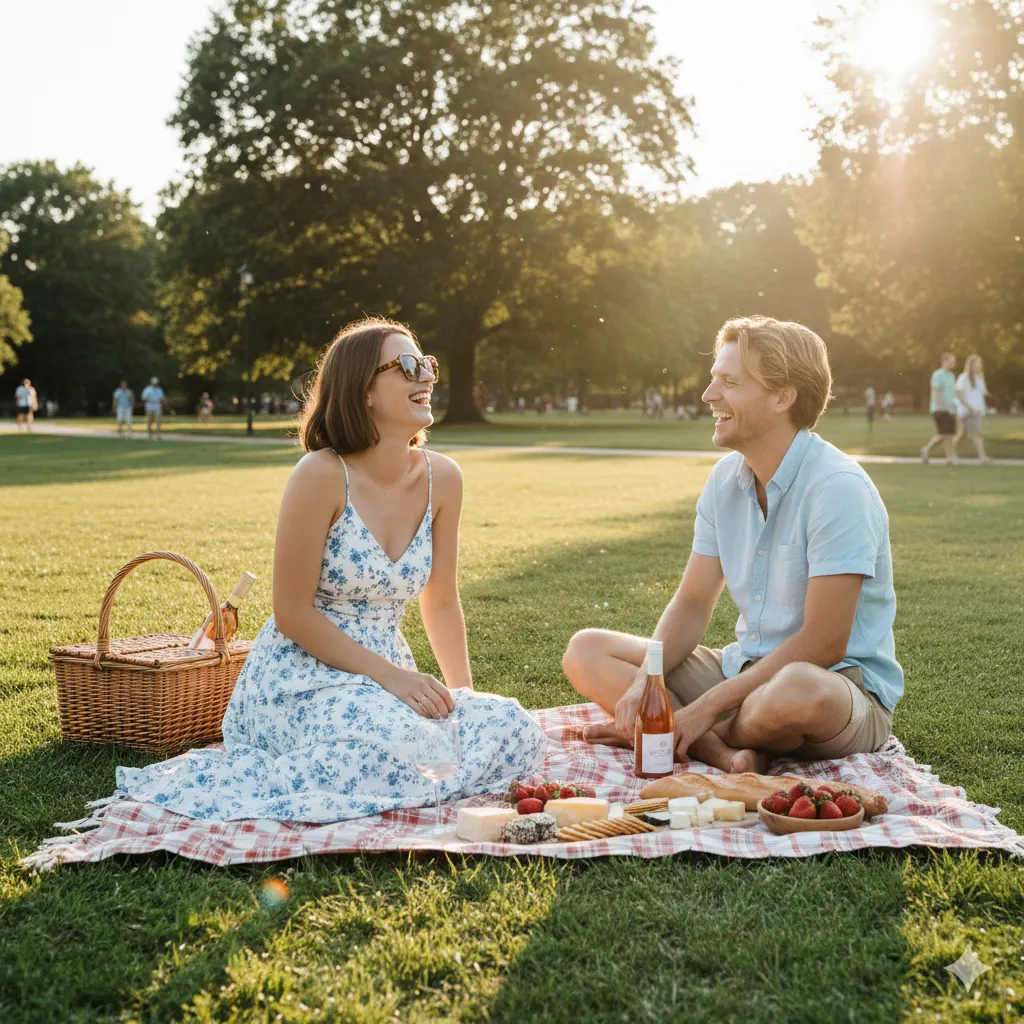 Happy Christian couple